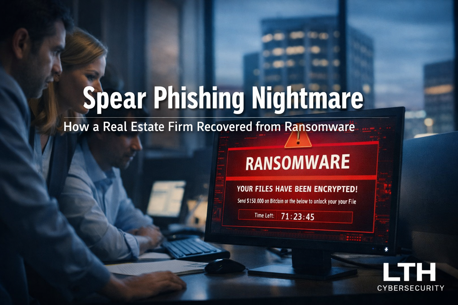 Case Study Spear Phishing Nightmare: How LTH Cybersecurity Helped a Real Estate Firm Recover from Ransomware